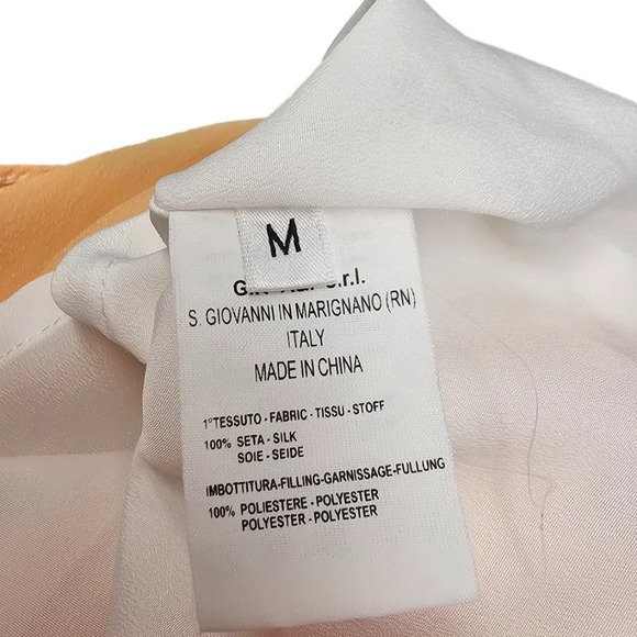 Le Jean De Marithe + Francois Girbaud Womens  Silk Dress Size Medium - Picture 8 of 8